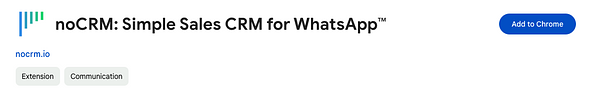 https://chromewebstore.google.com/detail/nocrm-simple-sales-crm-fo/bgdbjlghcpajcnpbpchcpffmbjibbebc
